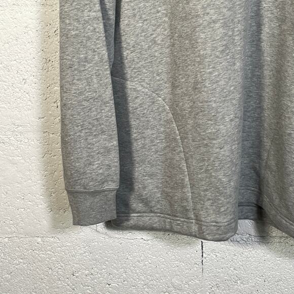 Nike Women's club Fleece Mock-Neck Sweatshirt Grey Small - Picture 4 of 11